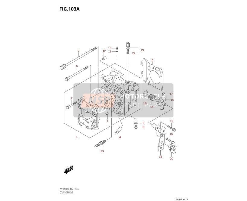 1111532C71, Guide De Soupape, Suzuki, 3